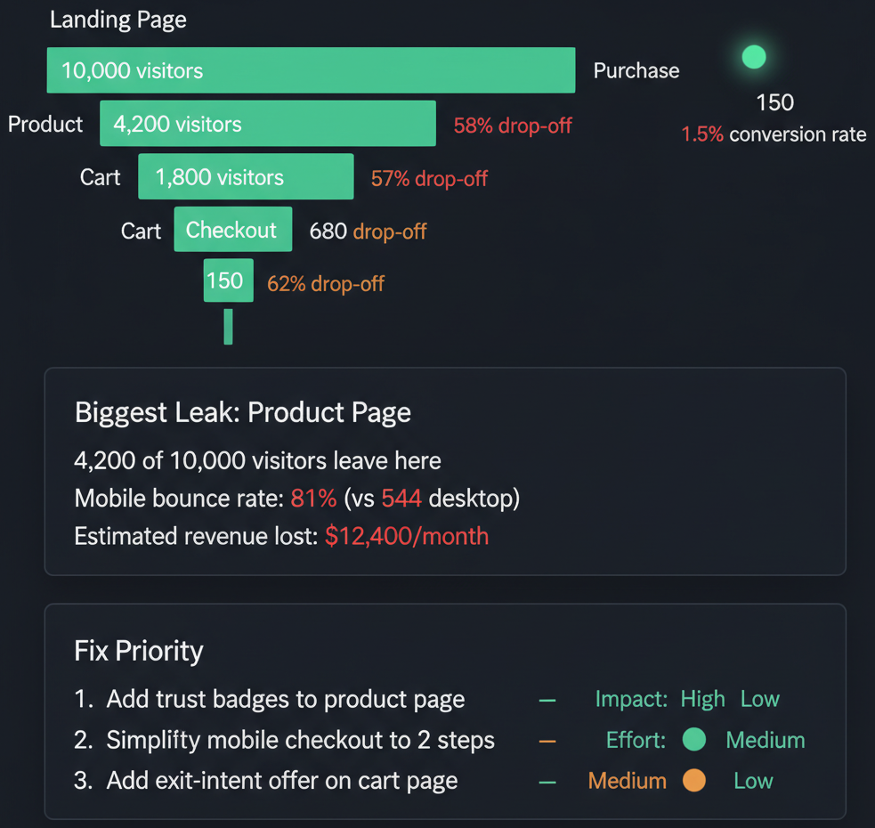 Conversion Path Analyzer visualization
